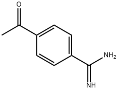 4-乙酰基苯甲脒 结构式