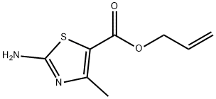 5-Thiazolecarboxylicacid,2-amino-4-methyl-,2-propenylester(9CI) 结构式