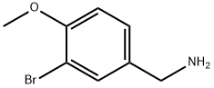 3-溴-4-甲氧基苄胺 结构式