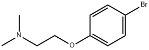 2-(4-溴苯氧基)-N,N-二甲基乙胺 结构式