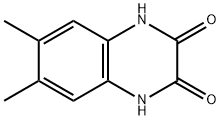 6,7-二甲基-2,3-二羟基喹喔啉 结构式