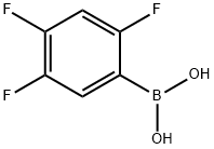 2,4,5-三氟苯硼酸 结构式