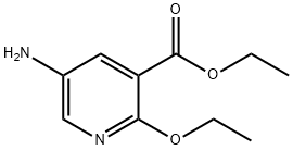 3-Pyridinecarboxylicacid,5-amino-2-ethoxy-,ethylester(9CI) 结构式