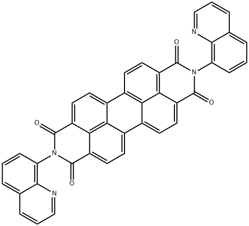 N,N'-DI(QUINOLIN-8-YL)-PERYLENTETRACARBONIC ACID, DIAMIDE 结构式