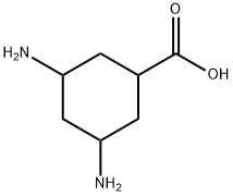 Cyclohexanecarboxylic acid, 3,5-diamino- (9CI) 结构式