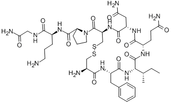 (PHE2,ORN8)-OXYTOCIN 结构式