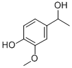 4-羟基-3-甲氧基-Α-甲基苯甲醇 结构式