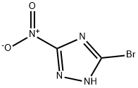 3-溴-5-硝基-1,2,4-三唑 结构式