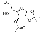 3-O-乙酰基-1,2-O-异亚丙基-Α-D-呋喃葡萄糖 结构式