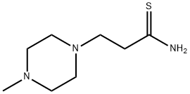 3-(4-METHYLPIPERAZIN-1-YL)PROPANETHIOAMIDE 结构式