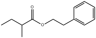 2-甲基丁酸-2-苯乙酯 结构式