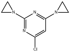 2,6-Bis(1-aziridinyl)-4-chloropyrimidine 结构式