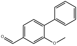 2-甲氧基-[1,1'-联苯]-4-甲醛 结构式