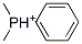 dimethyl-phenyl-phosphanium 结构式