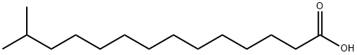 13-甲基十四烷酸 结构式