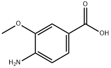 4-氨基-3-甲氧基苯甲酸 结构式