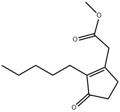 methyl 2-(3-oxo-2-pentyl-1-cyclopentenyl)acetate 结构式