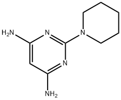 2-(1-PIPERIDINYL)-4,6-PYRIMIDINEDIAMINE 结构式