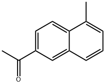 6'-甲基-2'-乙酰萘酮 结构式