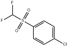 4-(二氟甲基磺酰基)氯苯 结构式