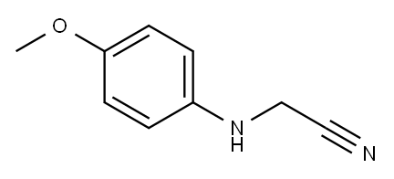 [(4-methoxyphenyl)amino]acetonitrile 结构式