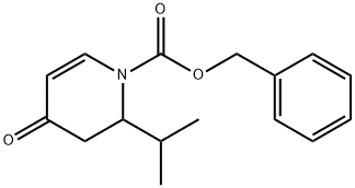 2-异丙基-4-氧代-3,4-二氢吡啶-1(2H)-羧酸苄酯 结构式