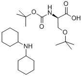 N-BOC-O-叔-丁基-D-丝氨酸 二环己基铵盐 结构式