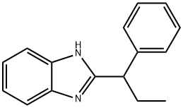 2-(1-苯基丙基)-1H-苯并咪唑 结构式