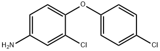 3-氯-4-(4-氯苯氧基)苯胺 结构式