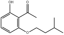 1-[2-羟基-6-(异戊基氧基)苯基]-1-乙酮 结构式