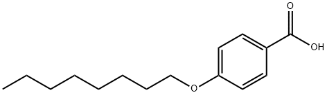 4-(辛氧基)苯甲酸 结构式