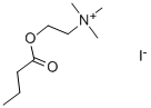 N-正丁酰基碘化胆碱 结构式