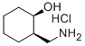 顺-2-氨甲基-1-环己醇盐酸盐 结构式