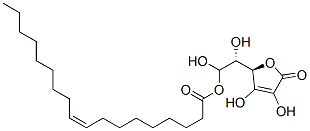 [(2S)-2-[(2R)-4,5-二羟基-3-氧代呋喃-2-基]-2-羟基乙基](Z)-十八碳-9-烯酸酯 结构式
