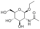 乙基-2-乙酰氨基-2-脱氧-Β-D-吡喃葡萄糖苷 结构式