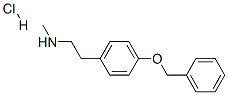N-甲基-4-苄氧基苯乙胺 结构式