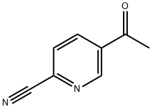 5-乙酰基-2-氰基吡啶 结构式