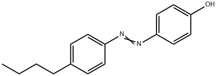 4-(4-丁基苯基偶氮)苯酚 结构式