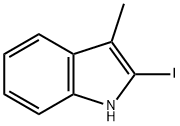 2-iodo-3-methyl-1H-indole 结构式
