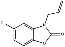 3-Allyl-5-chlorobenzoxazol-2(3H)-one 结构式