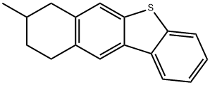 7,8,9,10-Tetrahydro-8-methylbenzo[b]naphtho[2,3-d]thiophene 结构式