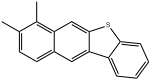 7,8-Dimethylbenzo[b]naphtho[2,3-d]thiophene 结构式