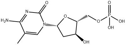 5-甲基脱氧胞苷酸 结构式