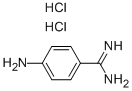 4-氨基苯甲脒二盐酸盐 结构式