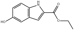5-羟基吲哚-2-甲酸乙酯 结构式