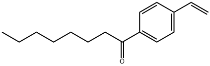 4-辛酰基苯乙烯 结构式