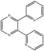 2,3-双(2-吡啶基)吡嗪 结构式
