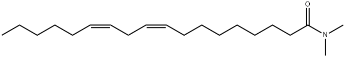 N,N-dimethyl-9,12-octadecadienamide 结构式