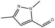 1,3-二甲基-1H-吡唑-5-甲醛 结构式