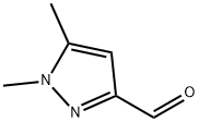 1,5-二甲基-1H-吡唑-3-甲醛 结构式